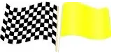 Checker Yellow Flags