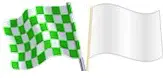 Green White Flags